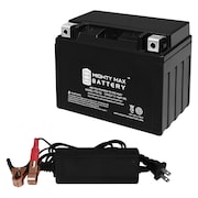 MIGHTY MAX BATTERY YTZ12S Replacement Battery for Motorcycle FTZ12S With 12V 2Amp Charger MAX3839190